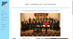 Desktop Screenshot of mgv-saengerlust-sutthausen.de